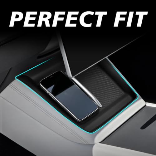 BestEvMod Wireless Charging Cover for 2026 2025 Tesla Model YL Non-Slip - color: Black, size: 26+ MYL