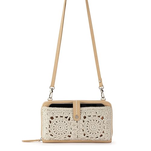 The Sak Iris Smartphone Crossbody Purse - Small Women's Cellphone Bag & Wallet For Everyday- Convertible Wristlet With Zipper | Fits Most Smartphones, Card Slots & Zip Pocket, Detachable Wristlet & Crossbody Straps, Hands-Free for Travel & Errands - color