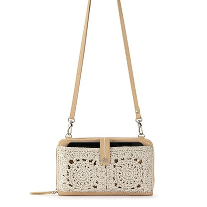 The Sak Iris Smartphone Crossbody Purse - Small Women's Cellphone Bag & Wallet For Everyday- Convertible Wristlet With Zipper | Fits Most Smartphones, Card Slots & Zip Pocket, Detachable Wristlet & Crossbody Straps, Hands-Free for Travel & Errands - color