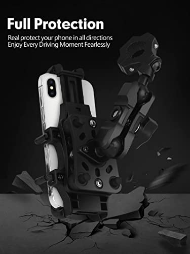 ZIDIYORUO Anti-Theft ATV Phone Mount Holder with Vibration Dampener