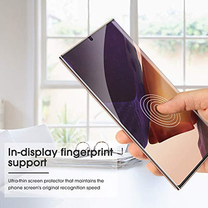 [4 pack] Samsung Galaxy Note 20 Ultra Screen Protector - TPU Film Screen Protector for Galaxy Note 20 Ultra 6.9 Inch, 2020 [High Definition] [Bubble Free] [Anti-scratch] [Anti-Fingerprint]
