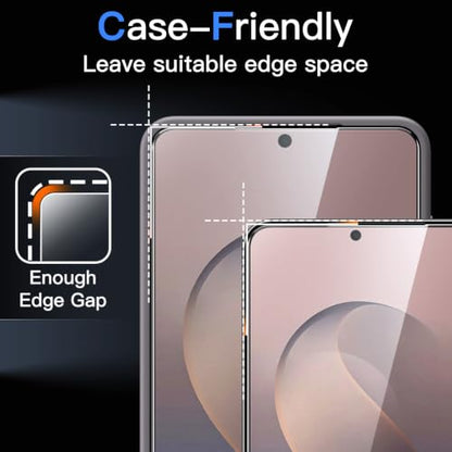 JETech Screen Protector for Samsung Galaxy S26 FE, 2+2 Pack - size: Galaxy S26 FE