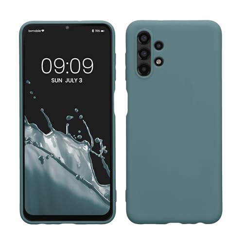 kwmobile Case Compatible with Samsung Galaxy A13 4G Case - Soft Slim Protective TPU Silicone Cover - Antique Stone - color: Antique Stone, size: Galaxy A13 4G