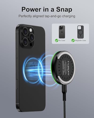 Pixel 11 Pro XL 10a Magnetic Wireless Charger Fast Charging Pad for Google - color: Black
