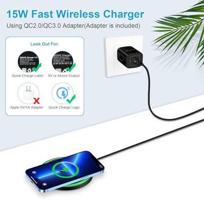 15W Samsung S26 Fast Wireless Charger for Galaxy S26 Ultra S25 FE Z Flip7