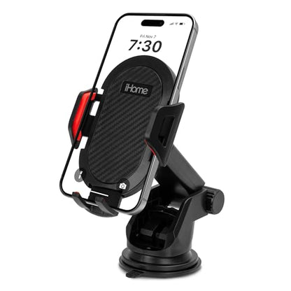 iHome Car Mount, Dashboard/Windshield/Vent Mount, Swivel Neck, Silicone Grip, Adjustable Mount Arm with Suction Cup Base (Adjustable Arm Car Mount) - style: Adjustable Arm Car Mount