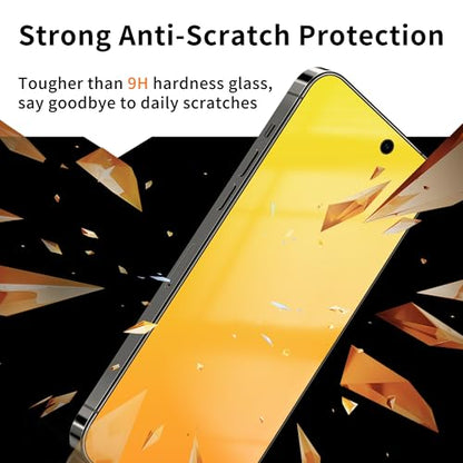 Privacy Screen Protector for iPhone 17 Pro Max 2 Pack (Gold) - color: for iPhone 17 Pro Max (Gold)