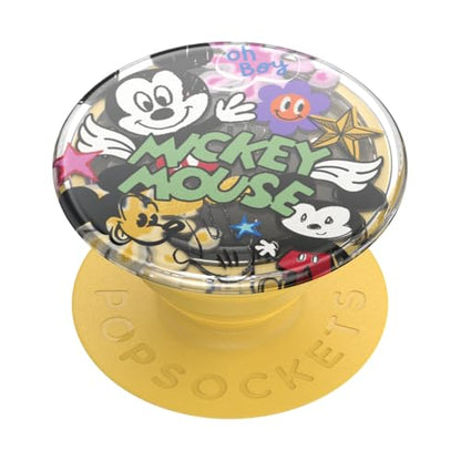 PopSockets Adhesive Phone Grip, Holder- Mickey Doodle - color: Mickey Doodle, style: Adhesive