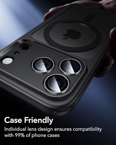 ESR for iPhone 17 Pro Max/17 Pro Camera Lens Protector, 1 Pack, Clear - color: Clear
