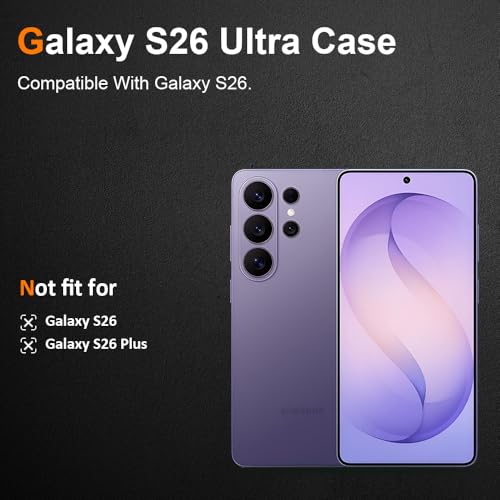 Silicone Clear for Samsung Galaxy S26 Ultra Case. Soft Slim-Fit Transparent TPU Silicone Samsung Galaxy S26 Ultra Phone Case Cover. Ultra-Thin Design with a Comfortable Grip, Shockproof Protection. - size: galaxy s26 ultra case