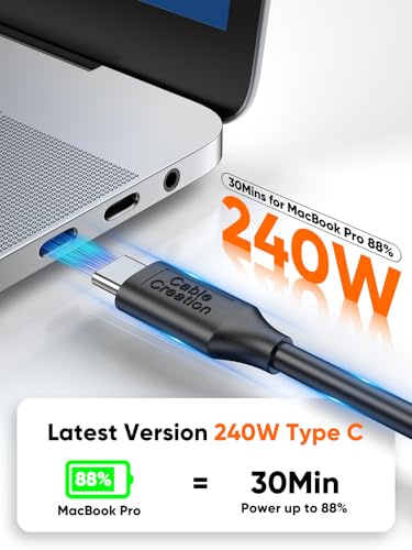 USB 3.2Gen 2x2 Cable,USBC to C for MacBook, iPhone 17,iPad, SSD, Dock,0.5ft - color: 20G, size: 0.5FT-Straight