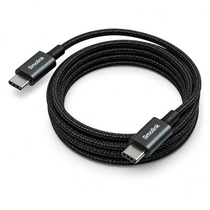 Smolink USB C to USB C Cable 9FT, 60W Fast Charging Cable - color: Black-9Ft