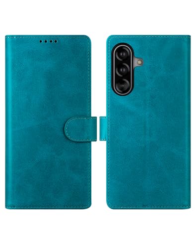 Feitenn for Samsung Galaxy A17 5G (6.7") Case Wallet 2026 with 4 Card Holders Kickstand, PU Flip Leather Magnetic Closure Folio Shockproof Protective Cover, Blue - color: Blue, size: Samsung Galaxy A17 5G