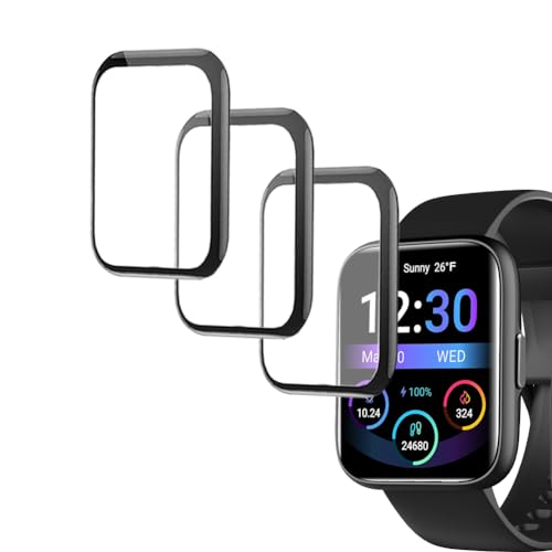 Compatible with OYV TGW101 1.83”, 3D Smart Watch Screen Protectors, 3 Piece, Full Coverage, Anti-shatter, 3D101P61