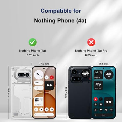 Jasonyu Flip Wallet Case for Nothing Phone 4a 5G,Blue | PU Leather Magnetic Folio Cover,with Card Holder,Kickstand,TPU Shockproof,Durable,Protective Phone Case - color: Blue, size: Nothing Phone 4a