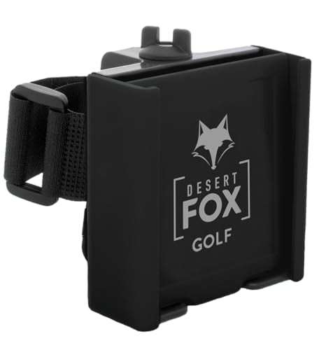 Strap Style Golf Cart Phone Holder, Golf Cart Phone Mount by Desert Fox - color: Black