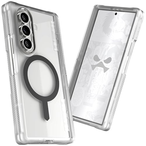 Ghostek Covert Clear Galaxy Fold 7 Case with Built-in Kickstand, MagSafe and Full Hinge Protection Designed for 2025 Samsung Galaxy Z Fold7 (8") (Clear Matte) - color: Clear Matte, size: Galaxy Z Fold 7