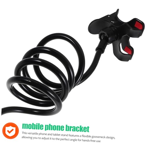 Overhead Bed Phone Stand 360° Adjustable Plastic Clip Mount