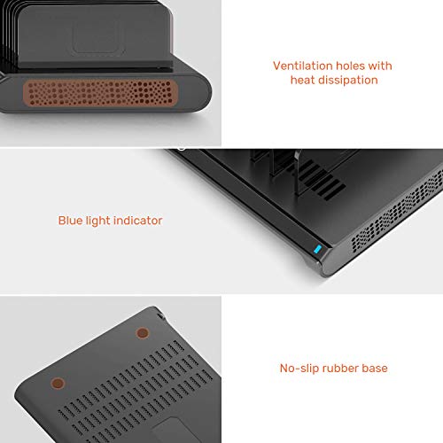 Alxum Multi USB Charging Station, 10 Port Fast Phone Tablet Charger Dock - size: 60W (10 Ports)