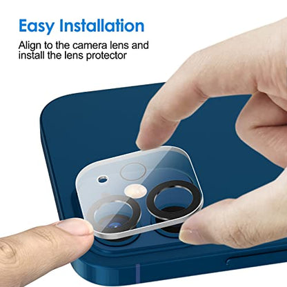 JETech Camera Lens Protector for iPhone 12, 3-Pack - size: iPhone 12