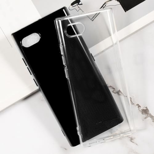 2-Pack TPU Case for Unihertz Titan Slim - Clear | 4.2" Soft Flexible Gel Cover, Shockproof Anti-Scratch Protective Phone Bumper - color: Clear+Clear