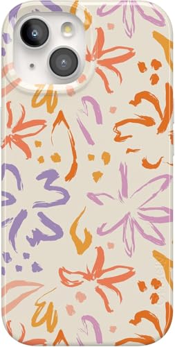 Casely iPhone 15 Plus Case | Hibiscus Blooms | Hawaiian Floral | Compatible with MagSafe | Classic Ultra Slim Design - color: Hibiscus Blooms | Hawaiian Floral