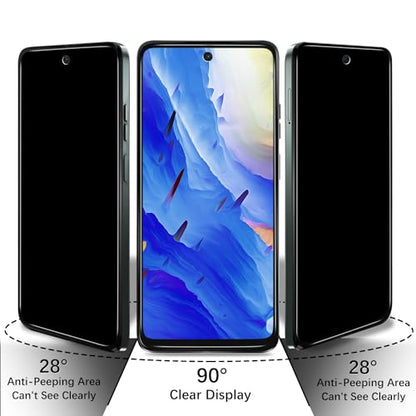 2 Pack Privacy Screen Protector for Motorola Moto G Play 2024 - color: Blac-Moto G Play 2024