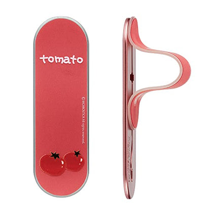 MOMO STICK Flatstick, Cell Phone Finger Grip Strap Holder for Hand, Cell Phone Stand, New Slim Finger Loop Selfie Grip Compatible with Most Smartphones -Tomato - color: Tomato