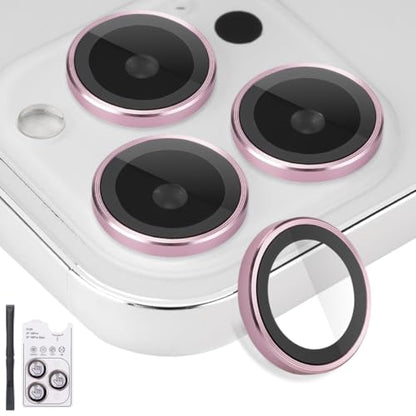 Camera Lens Protector for iPhone 16 Pro/16 Pro Max, Pink - color: Pink