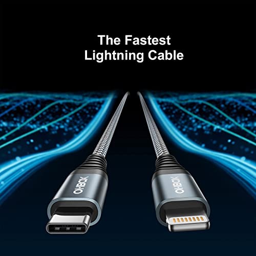 USB C to Lightning Cable [Apple MFi Certified] iPhone Charger 6 FT, 2 Pack - color: Grey, size: 6FT, style: USB-C to Lightning Cable