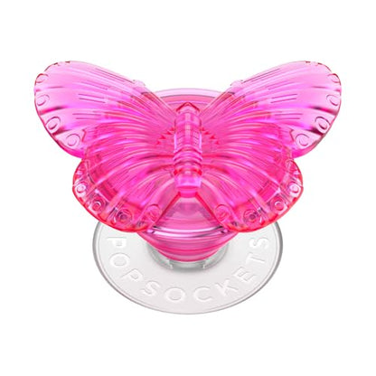 PopSockets Adhesive Phone Grip, Holder- Butterfly Magenta - color: Molded Butterfly, style: Adhesive