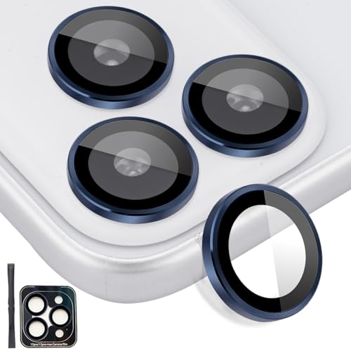 Camera Lens Protector for iPhone 17 Pro/17 Pro Max, Dark Blue - color: Dark Blue