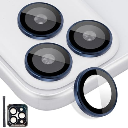 Camera Lens Protector for iPhone 17 Pro/17 Pro Max, Dark Blue - color: Dark Blue