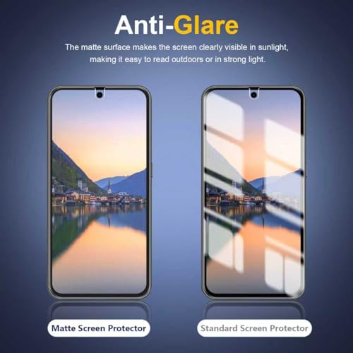 [2 Pack] Anti Glare Matte Privacy TPU Screen Protector for Google Pixel 8 Pro (Not Glass), Fingerprint Sensor Compatible, Full Adhesive Flexible Film, Easy Installation - size: Pixel 8 Pro