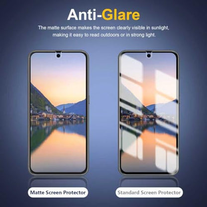 [2 Pack] Anti Glare Matte Privacy TPU Screen Protector for Google Pixel 8 Pro (Not Glass), Fingerprint Sensor Compatible, Full Adhesive Flexible Film, Easy Installation - size: Pixel 8 Pro