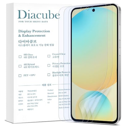 3-Pack Anti-Blue Light Matte Screen Protector For Samsung Galaxy S24 FE [Support Fingerprint Unlock] Anti-Glare, Anti-Fingerprint [Eye Protection] Bubble-Free Installation with Alignment Jig - size: Galaxy S24 FE