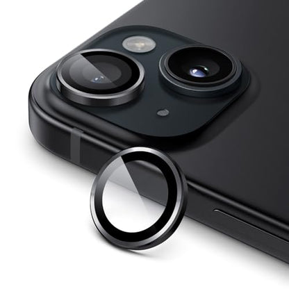 JETech Camera Lens Protector for iPhone 15/15 Plus, Midnight, 1 Set - color: Midnight