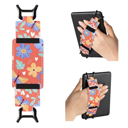 CoBak Secure Hand Strap for Ebook Reader - Versatile and Lightweight - color: Butterfly Bliss-1 Pack
