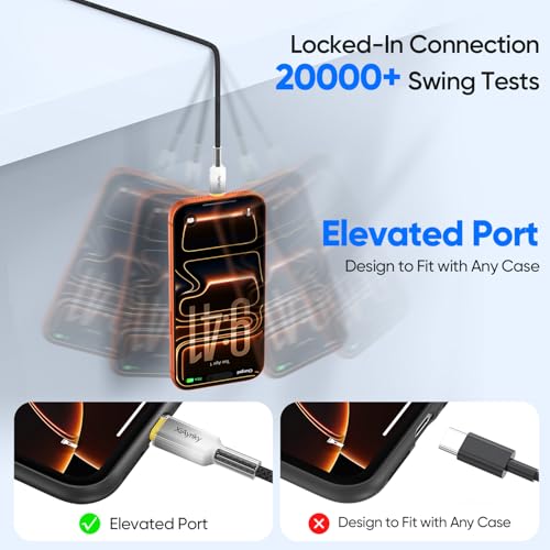 15FT Super Long USB C Cable, 60W Fast Charging, 480Mbps Data, Grey Braided - color: Grey Gradient, size: 15FT
