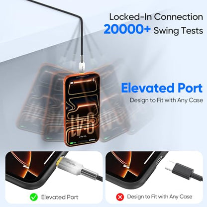 15FT Super Long USB C Cable, 60W Fast Charging, 480Mbps Data, Grey Braided - color: Grey Gradient, size: 15FT
