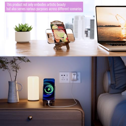 Cute and Artistic Cell Phone Stand for Desk – Multi-Functional Holder for Phones, iPads, Switch, Kindles, and Handheld Consoles. (Dream - Picasso) - style: Dream - Picasso