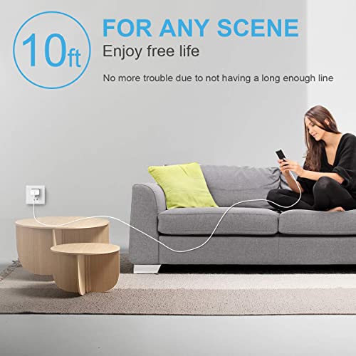 10FT iPhone 14 13 12 11 Charger 20W USB C Charger Block with Cable [2 Pack] - color: 2+2Pack 10FT, size: 10FT 2Pack