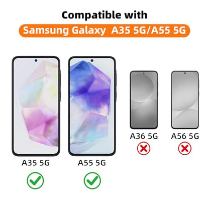 3 Pack Privacy Screen Protector for Samsung Galaxy A35 5G/A55 5G - size: [Privacy] Galaxy A35 (3 Pack)