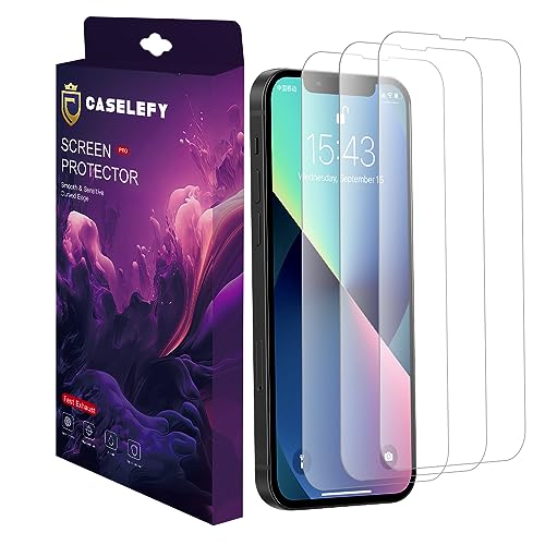 2.5D 9H Anti Scratch Ultra Strong Anti-Fingerprint Tempered Glass Screen Protector For iPhone 13/13 Pro/14 (3 pack)