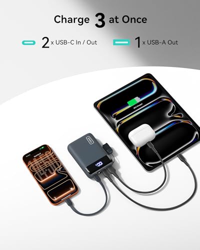 INIU Portable Charger, Smallest 20000mAh 22.5W Fast Charging Power Bank - color: Blue