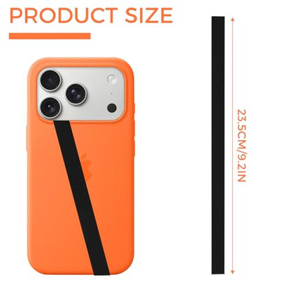 Elastic Silicone Phone Grip Straps, Non-Slip Holders for iPhone and Android
