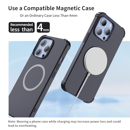 for MagSafe Charger 2 Pack, Magnetic Wireless Charging Pad for iPhone 17/17 Pro/17 Pro Max/Air/16 15 14 13 12 Pro Max Plus mini & AirPods 2 3 Pro, Strong Magnet, USB-C/A Ports (White) - color: White 2 Pack