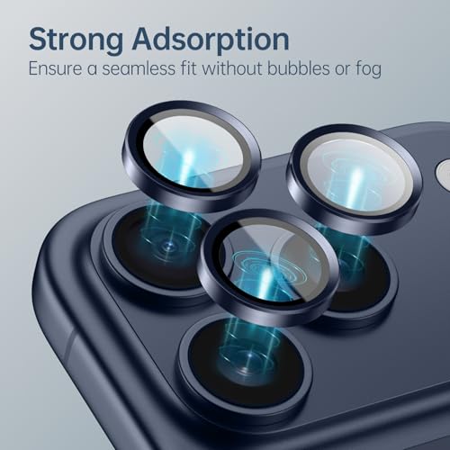 for iPhone 17 Pro Max Camera Lens Protector, Blue - color: Blue