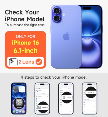 SURITCH for iPhone 16 Case with Magnetic Camera Slide Cover and Adjustable Kickstand, Compatible with MagSafe, Shockproof Bumper Case Slim Protective Cover 6.1 Inch, Black - color: Black, size: IPhone 16-6.1"