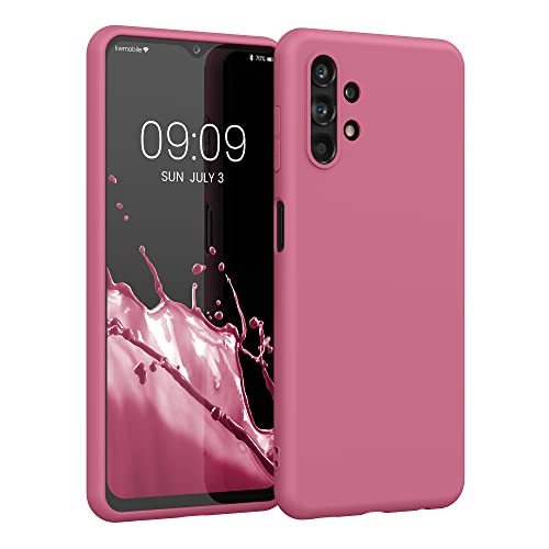 kwmobile Case Compatible with Samsung Galaxy A13 4G Case - Soft Slim Protective TPU Silicone Cover - Dark Rose - color: Dark Rose, size: Galaxy A13 4G